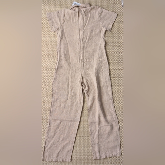 NWT Jungmaven Stillwater Pant Romper 100% Hemp Oat Milk Women's Size Medium - Picture 2 of 5